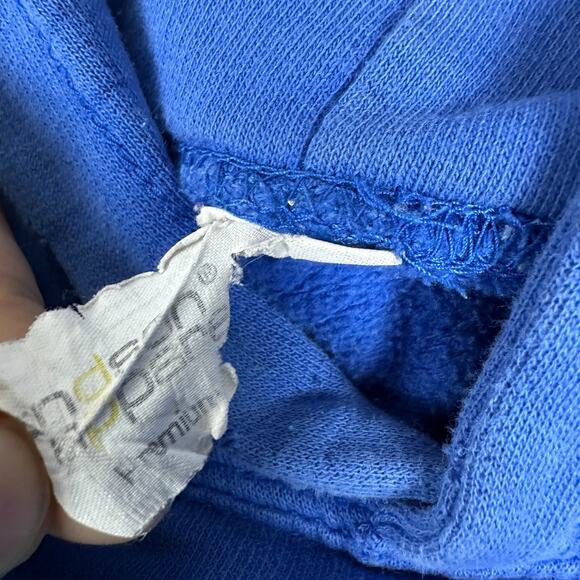 Rainforest Cafe Hoodie Mens 2XL Blue Green Orlando Pullover Sweatshirt - Picture 6 of 12